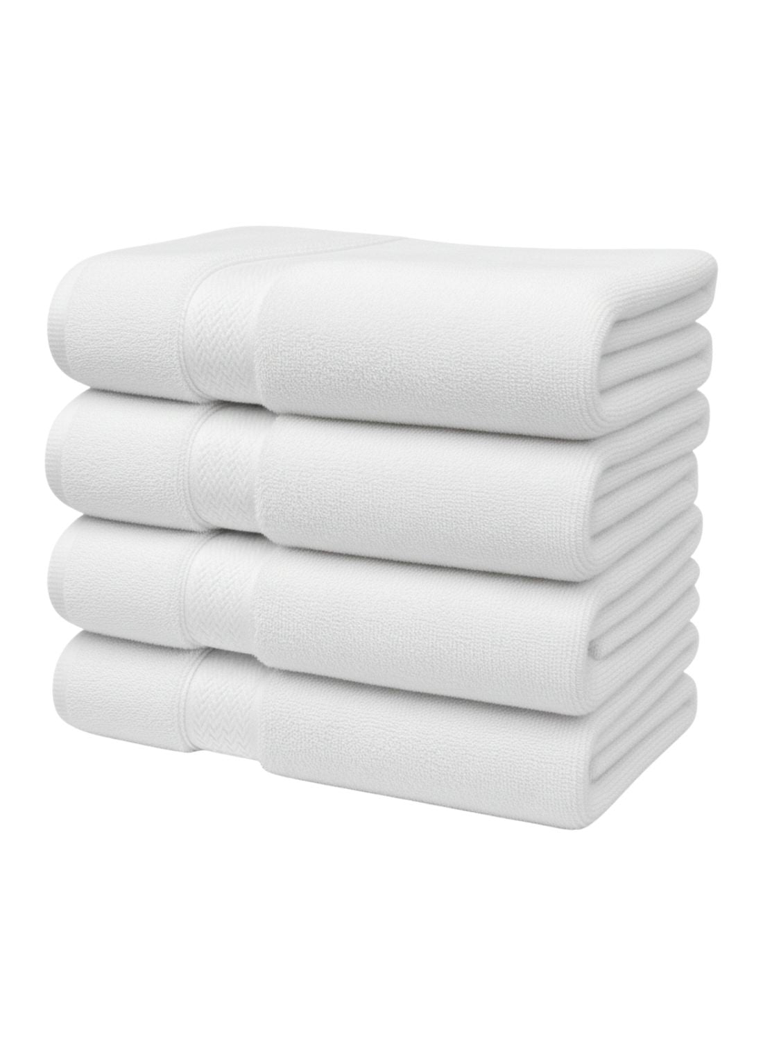 Luxury Cotton Bath Towels Set of 4 – 70x140 cm, 100% Cotton 600 GSM Ultra Soft & Absorbent, Hotel & Spa Quality Large Bathroom Towels
