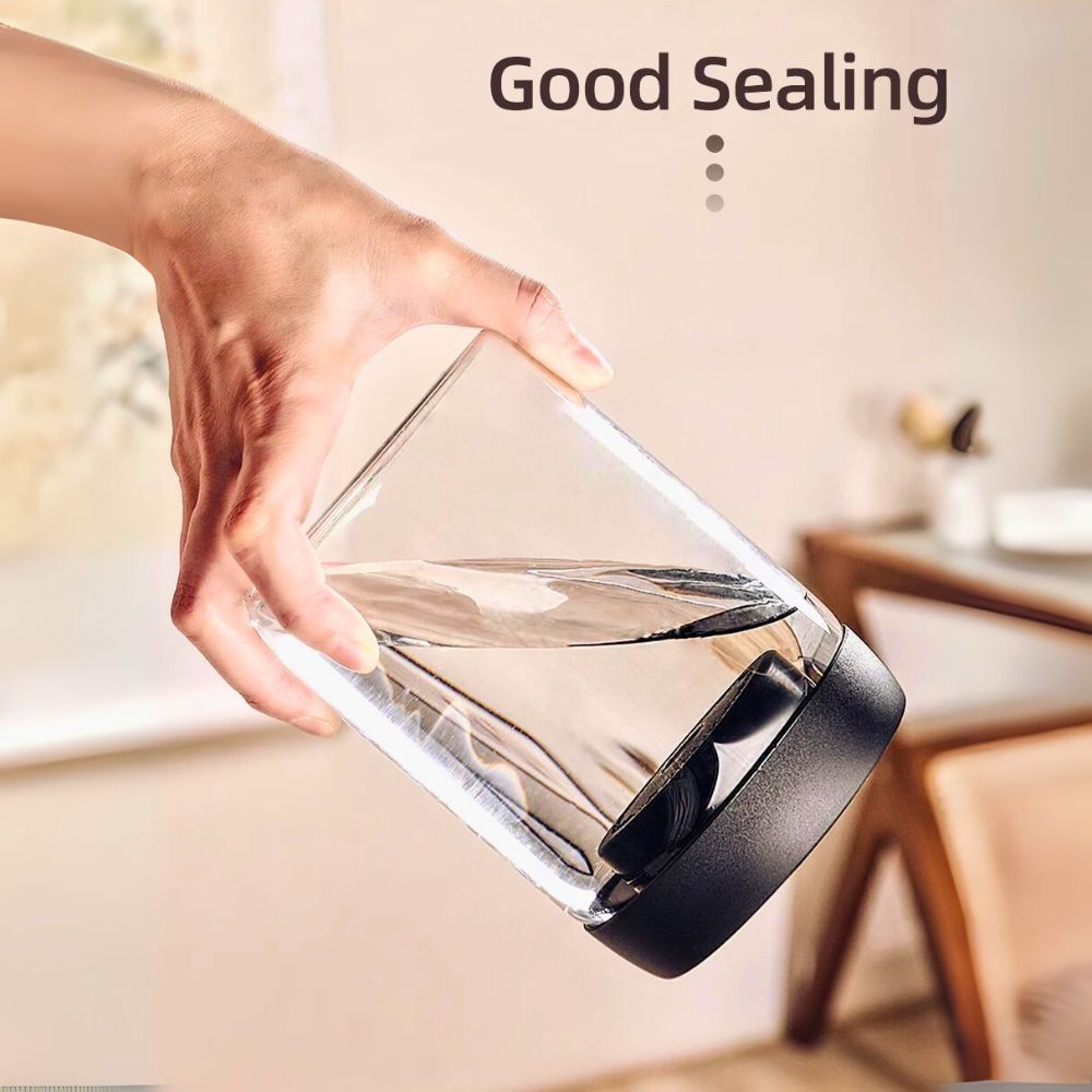 Vacuum Sealed Borosilicate Glass Jars – 600ML Airtight Food Containers for Kitchen & Pantry (Set of 2)