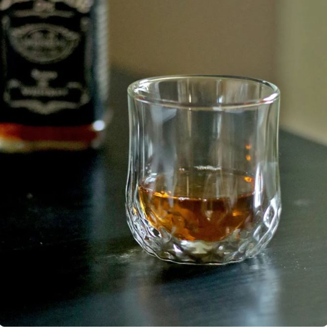 Double Wall Insulated Whisky Crystal Glass 250ML (Set of 2)