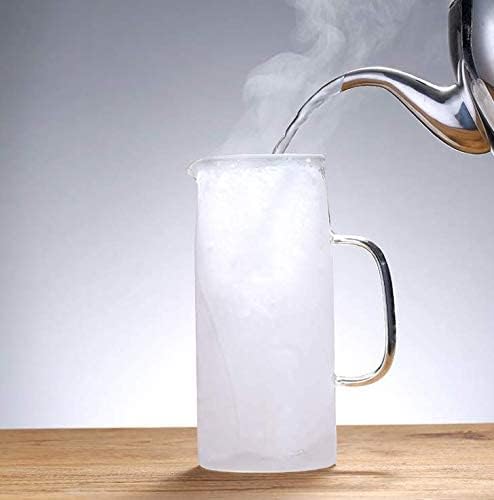 Borosilicate Water Jug With Handle and Bamboo Lid