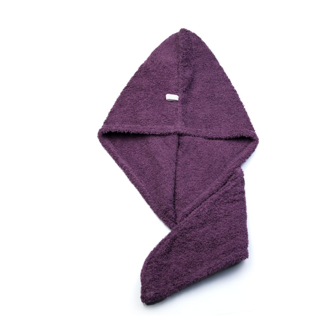 100% Cotton Terry Hair Towel Wrap