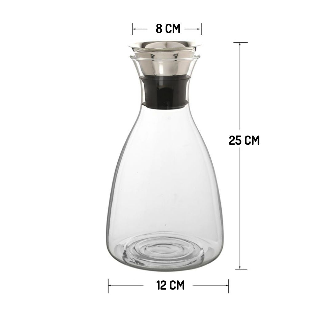 Heat Resistant Water Carafe With Stainless Steel Lid 1600 ML
