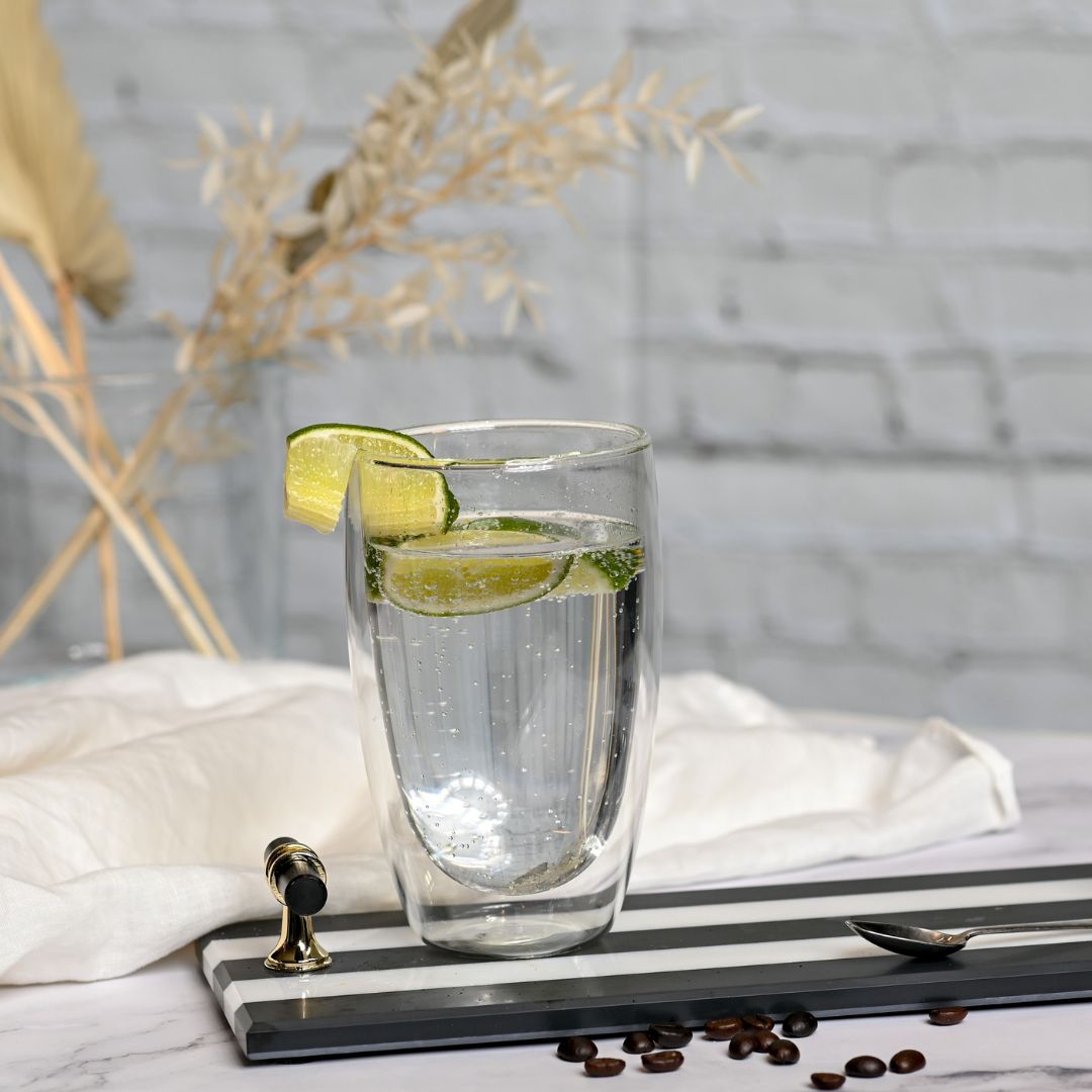 Double Wall Glass Cup 450 ML (Set of 2)