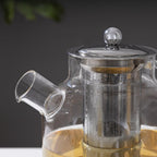 Borosilicate Glass Teapot with Stainless Steel Infuser 1600ML