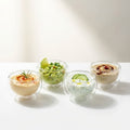 Double Wall Borosilicate Serving Bowls 100ML – Set of 4