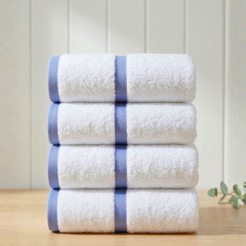 100% Cotton Hand Towel Set – 4 Piece, 600 GSM