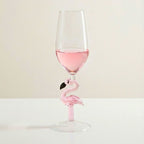 Flamingo Stem Borosilicate Wine Goblet – 330ML