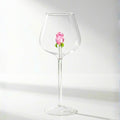 Pink Rose Borosilicate Champagne Glass – 650ML