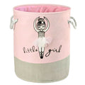 Kids Ballerina Canvas Laundry & Toy Basket – 50L
