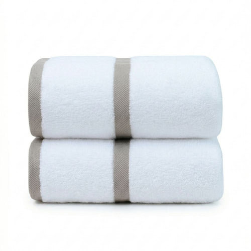 100% Cotton Bath Towel Set – 2 Piece, 600 GSM