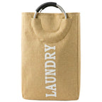 Foldable Waterproof Laundry Basket – 55L Beige