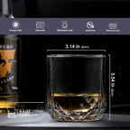 Double Wall Insulated Whisky Crystal Glass 250ML (Set of 2)