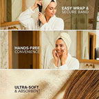 Khăn quấn tóc 100% cotton Terry