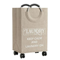 Rolling Foldable Laundry Basket with Wheels – 40L Medium