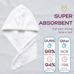 Khăn quấn tóc 100% cotton Terry
