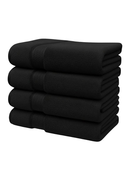 Luxury Cotton Bath Towels Set of 4 – 70x140 cm, 100% Cotton 600 GSM Ultra Soft & Absorbent, Hotel & Spa Quality Large Bathroom Towels