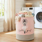 Kids Ballerina Canvas Laundry & Toy Basket – 50L