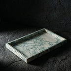 Green Marble Rectangular Decorative Tray – 30x20cm