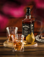 Double Wall Insulated Hexagon Shape Whiskey Glass 350 ML (Set of 2)