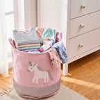 Unicorn Classic Kids Storage Basket 45L Oval (40x33x40cm)
