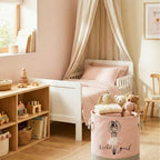 Kids Ballerina Canvas Laundry & Toy Basket – 50L