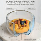 Double Wall Borosilicate Serving Bowls 300ML – Set of 2