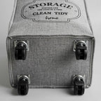 Rolling Foldable Laundry Basket with Wheels – 40L Medium