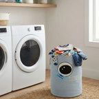 Space Themed Little Astronaut Kids Laundry Basket 45L Blue (40x35cm)
