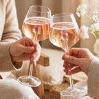 Pink Rose Borosilicate Champagne Glass – 650ML