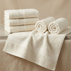 Premium Hand Towels Set of 6 | 100% Egyptian Cotton | Ultra Soft, Quick Dry – 16x30 Inches