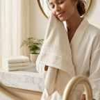 Luxury Cotton Face Towels – Set of 12, 600 GSM
