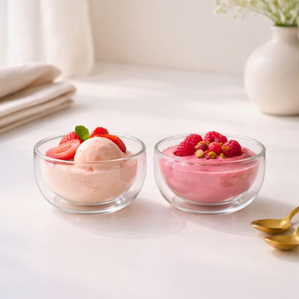 1CHASE 200ML Double Wall Dip Bowls Set of 2