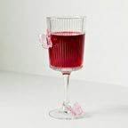Ribbed Butterfly Wine Glasses – Set of 2