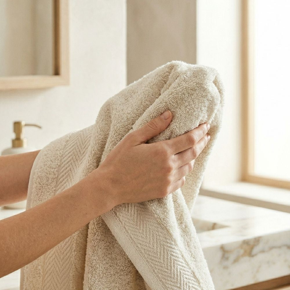 Premium Hand Towels Set of 6 | 100% Egyptian Cotton | Ultra Soft, Quick Dry – 16x30 Inches
