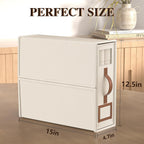 Bed Sheet Organizers 4-Pack Foldable Linen Closet Organizer with Clear Window – Beige
