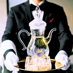 1Chase Arabic Style Glass Dalla Teapot 1000ml - Heat-Resistant Borosilicate, Transparent with Spout - Traditional Coffee & Tea Kettle for Ramadan, Arabic Coffee, Blooming & Loose Leaf Tea, Elegant Gift