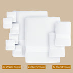 Luxury Cotton Towel Set – 10 Piece, 600 GSM