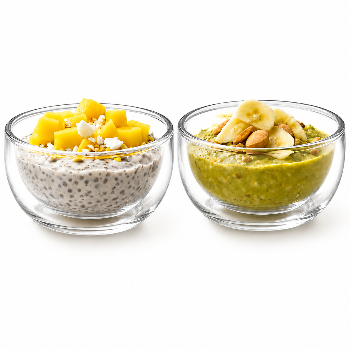 1CHASE 200ML Double Wall Dip Bowls Set of 2