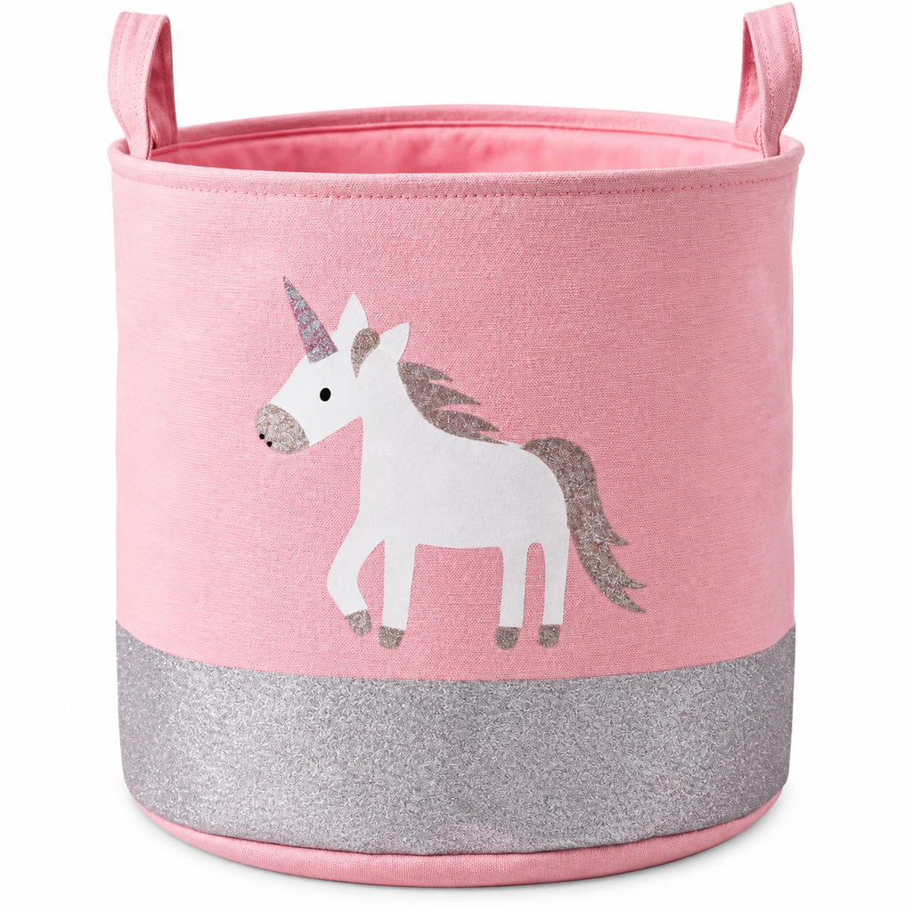 Unicorn Classic Kids Storage Basket 45L Oval (40x33x40cm)