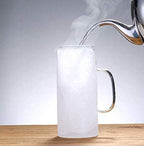 Borosilicate Water Jug With Handle and Bamboo Lid