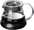 Heat-Resistant Glass Coffee Server Pot for Pour Over Coffee Maker – Clear