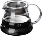 Heat-Resistant Glass Coffee Server Pot for Pour Over Coffee Maker – Clear
