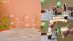 Calabash Shaped Borosilicate Glass Set 500ML – Set of 4