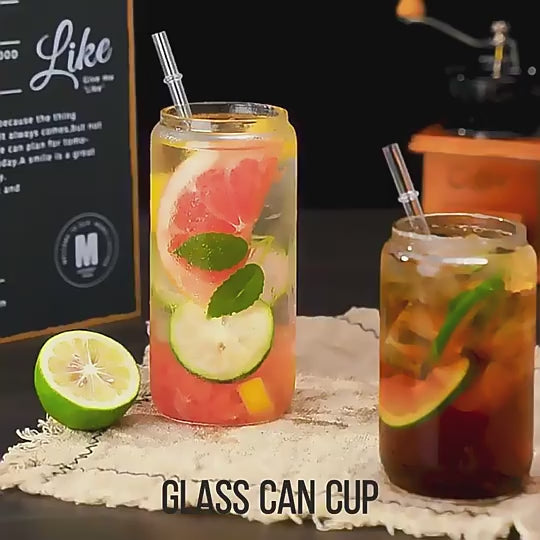 Borosilicate Glass Mason Jar With Bamboo Lid Set Of 4 (550 ML)