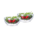 Double Wall Glass Salad & Soup Bowl 500ML – Set of 2