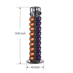 Cà Phê Viên Giá Đỡ, Xoay 360 Độ Cà Phê Pod Giá Đỡ Tháp Giá Đỡ Cho 40 Viên Cà Phê Nespresso, Đen