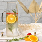 Heat Resistant Water Jug With Handle and Glass Lid 1500 ML