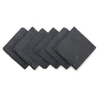 Natural Slate Square Coasters – Set of 6, 10x10cm