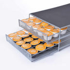 Double Layer Drawer Coffee Capsule Holder,72 Dolce Gusto K CUP Capsules