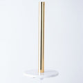 Gold Paper Tissue Towel Holder with Marble Base